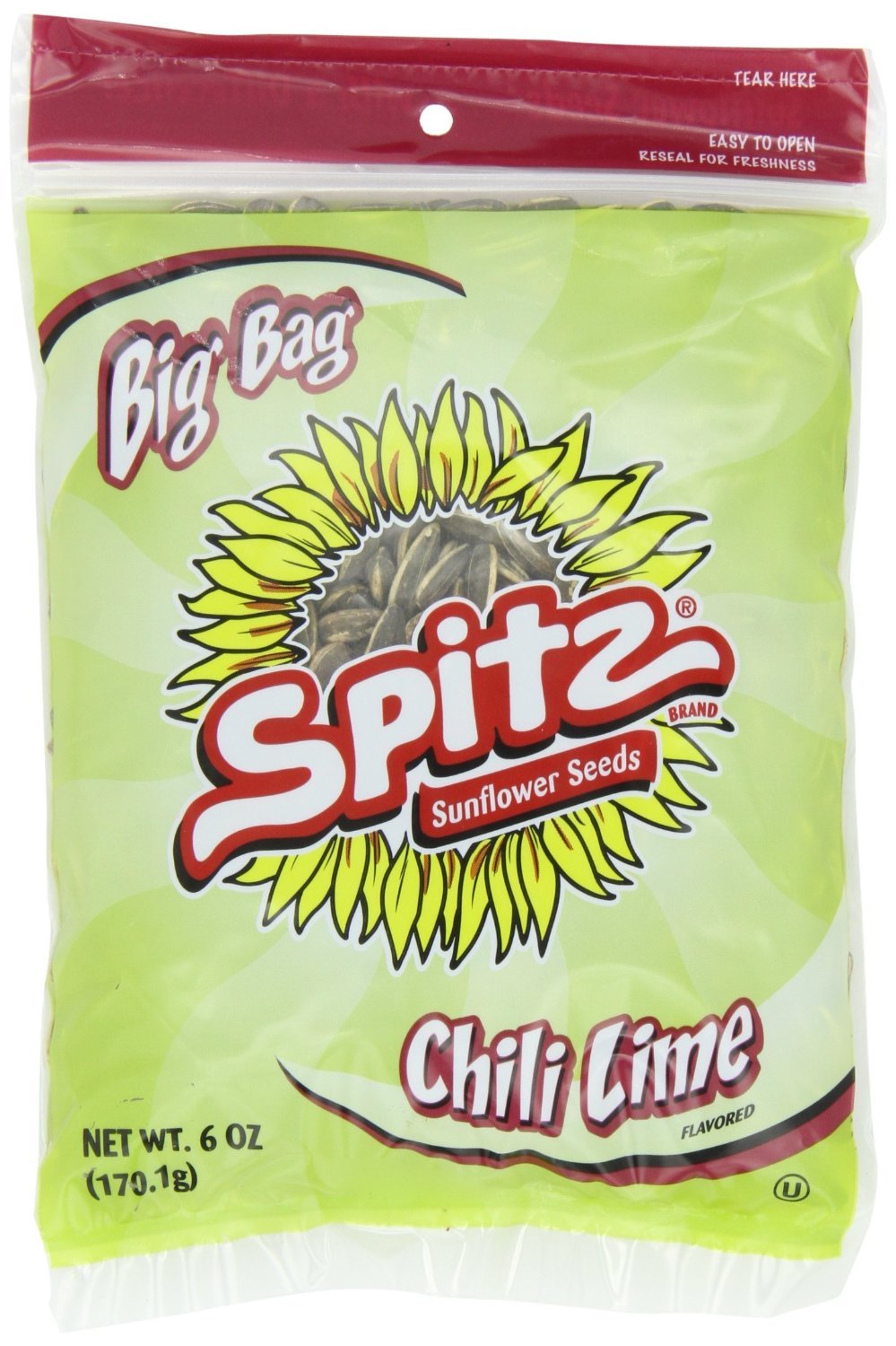 Product image of Spitz Sunflower Seeds Chili Lime Flavored Bag 6 oz 6 oz Pack of 4